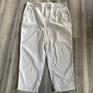 Old Navy OG Chino Khaki Comfort Work  Pants Beige Women’s Size XL